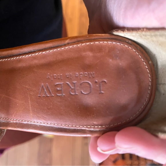 J. Crew Leather Wedge Platform Sandals - Picture 2 of 5